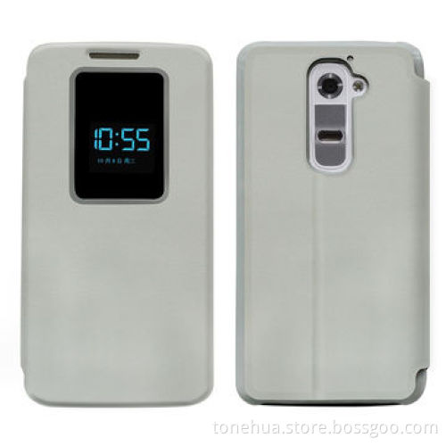 PU Leather Flip Case for LG G2, OEM/ODM Orders are Welcome, Various Colors are Available